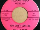 Kim and Grim-You Don't Love Me 1965 Flamingo promo Girl Garage Fuzz Mod Rocker