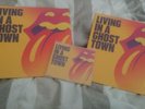 ROLLING STONES Living In A Ghost Town Purple & Orange Vinyl 10