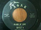 IMPACT V - Island Of Love / Riptide RARE SURF Instrumental 45 AGAR Records 7171