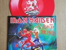 * IRON MAIDEN - RUN TO THE HILLS - RED VINYL - UNPLAYED NM *