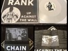 CHAIN RANK Up Against The Wall LP Clear Vinyl 300-HC no tolerance combat zone