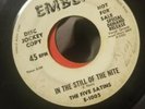 The Five Satins In the Still of the Nite doowop wl promo on Ember Orig 45