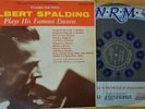 Lower Price  Rare  ALLEGRO Albert Spalding Violin Famous Encores NM, Both Sides