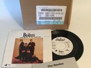 Beatles / Rare Ringo Starr on Drums / Rare Packing Box w/ Promo 45 & Promo PS