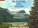 EMI ASD-3199 B/W SIBELIUS Violin Concerto, 2 Serenades, Humoreske 5 IDA HAENDEL