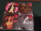 HIM H.I.M. set of 4 pic disc LPs NEW Razorblade Lovesongs Love Metal Deep Shadow