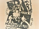 SEX PISTOLS  ORIG NASHVILLE FLYER + LETTER OF PROVANCE APRIL 1976 PUNK