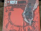 NOFX- Ribbed Live In A Dive Bone Oxblood Splatter Color Vinyl LP Malachi Crunch