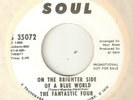 THE FANTASTIC FOUR On The Brighter Side Blue World PROMO MOTOWN NORTHERN SOUL 45