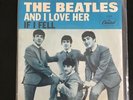 The Beatles And I Love Her If I Fell Excellent Picture Sleeve 45 Rare Capitol