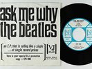 Beatles Picture Sleeve Promo EP1-903 - Ask Me Why - Vee-Jay VG++ rare original