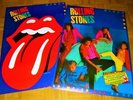 1985 2x (2x 84cm) Poster Complete Promo Only Set THE ROLLING STONES Dirty Work