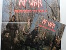 At War	Ordered to Kill BLACK VINYL LP   100 MADE   UNPLAYED (1)