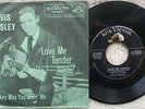 Elvis Presley - Love Me Tender - HTF RARER USA 45 + RARER GREEN PS