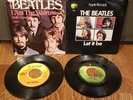 2 BEATLES 45's (I Am The Walrus/ Let It Be)