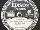 Edison Electric Diamond Disc 52375 Jerry White Medoly Out Of Sky Because My Baby