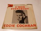 EDDIE COCHRAN - C'MON EVERYBODY LEP 2111 LIBERTY HYPER RARE SOLID CENTRE EP