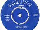 Otis Redding - Shes All Right / Tuff Enuff_Soul / R&B Vinyl record 7inch 45rpm