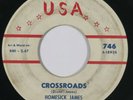 HOMESICK JAMES Crossroads / My Baby's Sweet USA Blues 45 HEAR