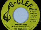 Instrumental Surf Tittyshaker 45 REVELIERS Hanging Five G-CLEF HEAR *