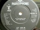 Paul McCartney Wings - Let 'Em In / Goodnight Tonight UK 87 Parlophone Promo 7