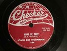 50'S BLUES SONNY BOY WILLIAMSON Wake Up, Baby/Your Funeral &My Trial CHECKER 894