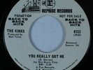 Rock 45 KINKS You Really Got Me REPRISE promo HEAR *
