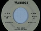 Rockabilly 45 CURTIS LEE Pure Love WARRIOR promo HEAR *