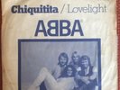 ABBA-CHILE ORIGINAL SINGLE CHIQUITITA IN ENGLISH 45 RPM 7” 1979 VG