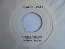 CALMAN SCOTT Lonely Feeling BLACK WAX Roots Steppers Reggae 7