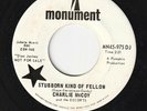 NOR SOUL Charlie McCoy   My Baby’s Back Again MONUMENT WLP LISTEN VG+