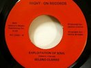 SELENO CLARKE 45 Stimulation Exploitation of Soul RIGHT ON funk MINT-    Gt 27