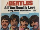 The Beatles “All You Need Is Love” US Capitol Swirl 45 Single Picture Sleeve