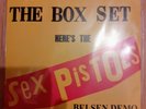 NEVER MIND THE BOX SET HERE'S THE SEX PISTOLS BELSEN DEMO 7