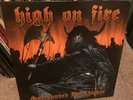 High on Fire Surrounded By Thieves LPs Newbury Comics Splatter LPs