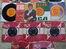 Elvis Presley - Such A Night x 2 / Stay Away x 2 / Bossa Nova Baby -10 x UK 45's