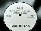 TEARS FOR FEARS 1986 LP TEST PRESSING PROMO 7-UP MUSIC MACHINE RADIO SHOW RARE