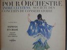 TRES RARE COLUMBIA SAXF 251  RAVEL ŒUVRES POUR ORCHESTRE   CLUYTENS