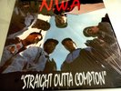 NWA STRAIGHT OUTTA COMPTON rare vinyl first american press vinyl 1988 gangsta