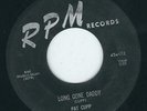 Rockabilly - Pat Cupp RPM 473 Long gone daddy / To be the one ?