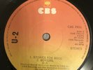 U2-Three  7 Inch Single First Pressing UKTM 818092. THE HOLY GRAIL