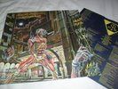 IRON MAIDEN -SOMEWHERE IN TIME- AWESOME  VINYL LP DMM EMI 1986 EX/VG