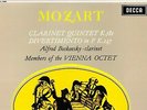SXL 6087 UK WBG ED2 - MOZART CLARINET QUINTET / DIVERTIMENTO VIENNA OCTET EX+