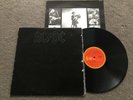 AC/DC BACK IN BLACK EMBOSSED COVER + INNER 1980 AUSTRALIAN 1st PRESS LP