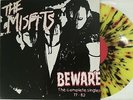 MISFITS - Beware, The Complete Singles Yellow Spatter Vinyl Ltd 100 Black Flag
