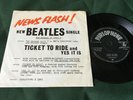 BEATLES Orig. 1965 Dutch Promo Picture Sleeve And Parlophone 45 TICKET TO RIDE
