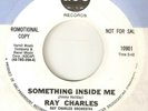 RAY CHARLES Something Inside Me ABC PROMO  NORTHERN SOUL USA 45