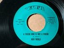 NEW WORLD Virtue V-4575 A FRIEND WHO IS NOT A FRIEND / TO BE A MAN VG-/VG LISTEN