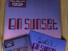 Paul Weller On Sunset (Peach LP & Deluxe CD) & Signed Art Card Autographed Proof