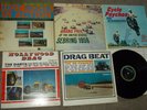 5 HOT ROD SURF ROCK LP Cycle Psychos The Scramblers The Darts De-Fenders Sebring